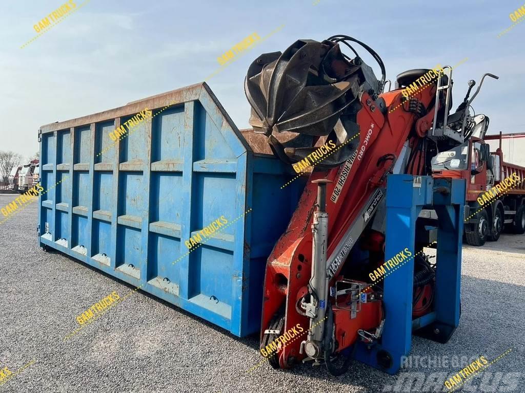  Diversen Container mit Kran Marchesi 4.500 RT0280 Prepravné kontajnery