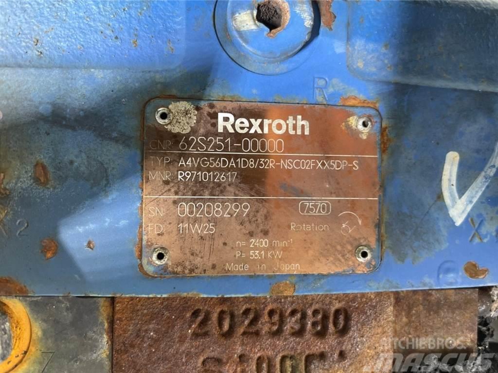 Hitachi ZW95LSD-Rexroth A4VG56DA1D8/32R-Drive pump/Rijpomp Hydraulika