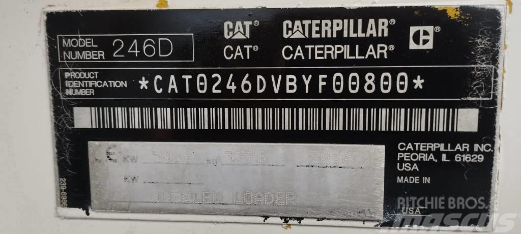 CAT 246 D Šmykom riadené nakladače