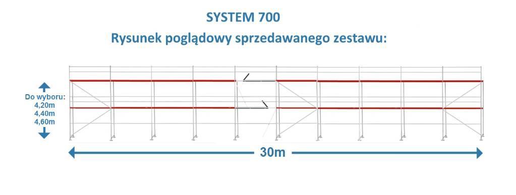  DUDIX SYSTEM700 Gerüstbau Scaffolding Lešenárske zariadenie