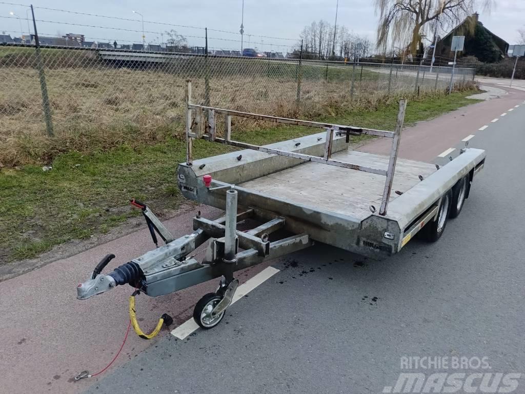 Hulco terrax-2 2,4 ton aanhanger 2 as trailer machine tr Ľahké prívesy do 3500 kg