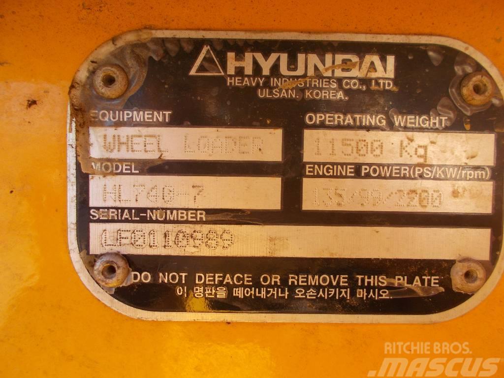 Hyundai HL 740-7 Kolesové nakladače