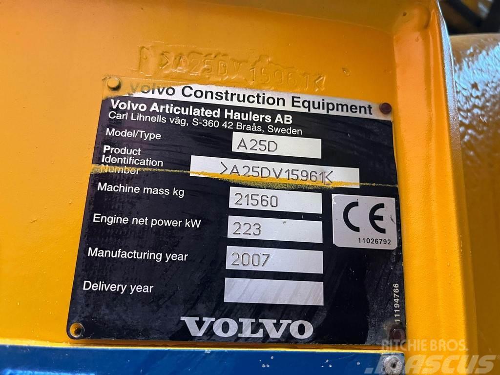 Volvo A 25 D 6x6 Stavebné sklápače