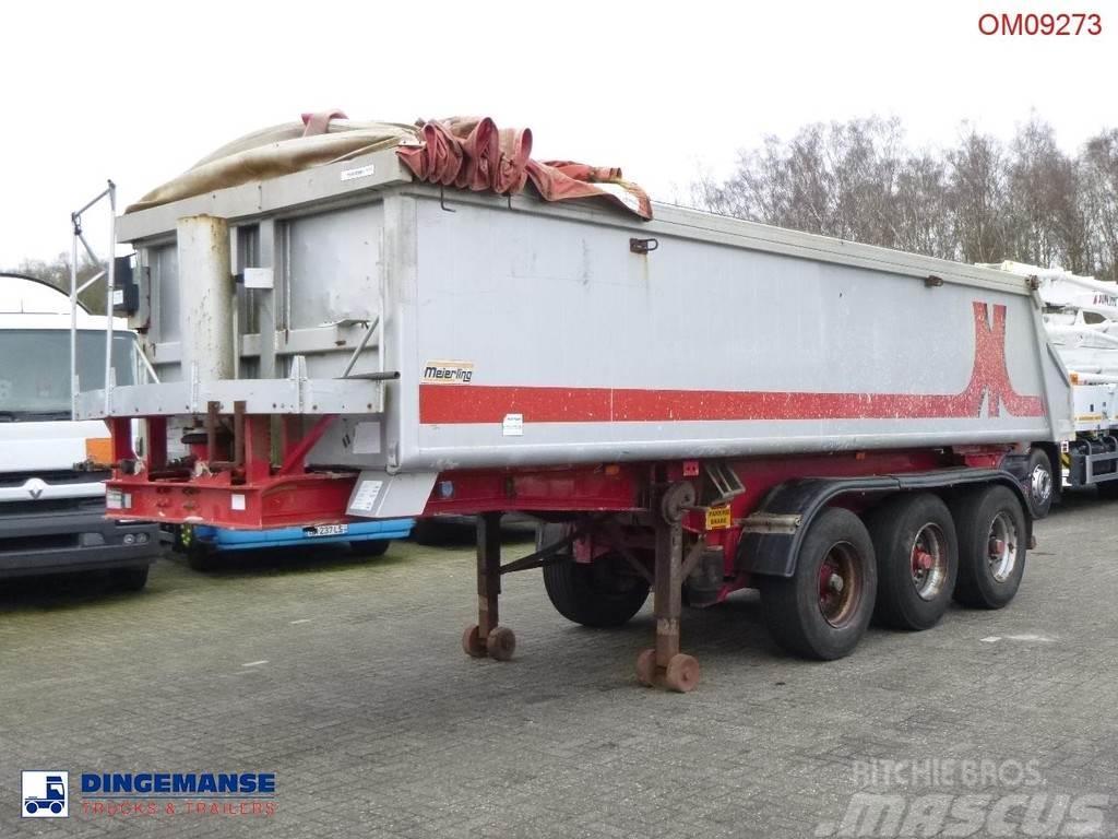 Meierling Tipper trailer alu 21 m3 + tarpaulin Sklápacie návesy