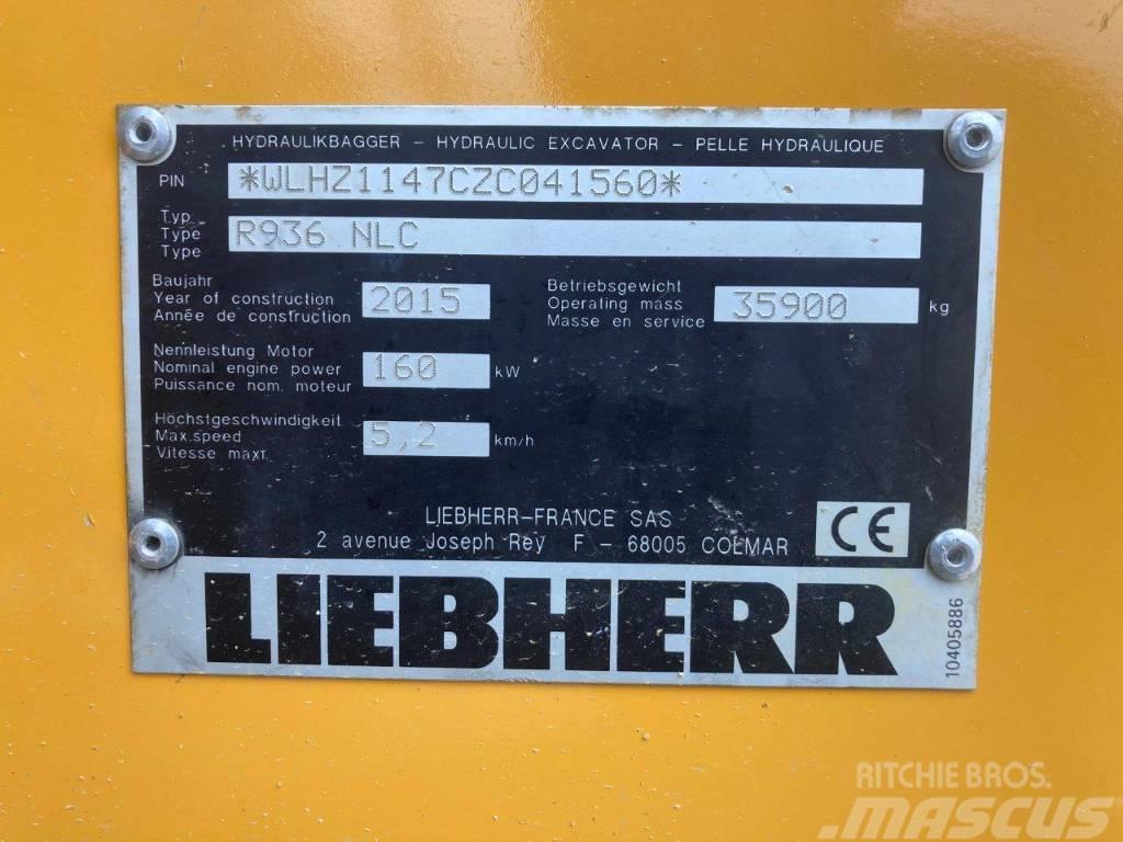 Liebherr 936 Pásové rýpadlá