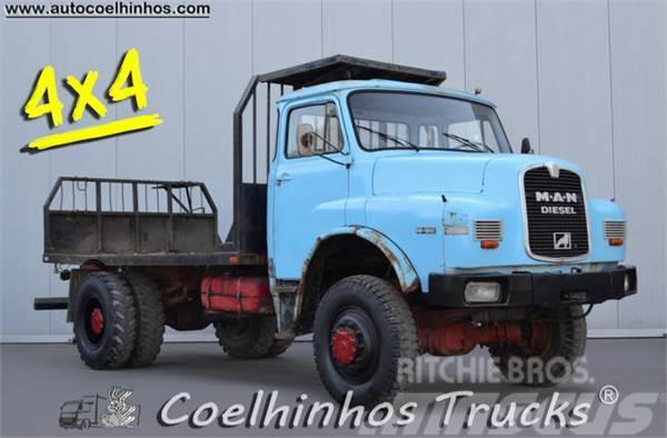 MAN 16.192 HAK Plošinové nákladné automobily/nákladné automobily so sklápacími bočnicami