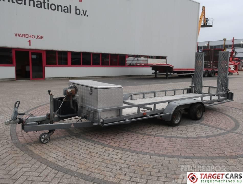  Pijnappel PTA-2703/L Machine Worklift Trailer 2-ax Nízko rámové nákladné automobily