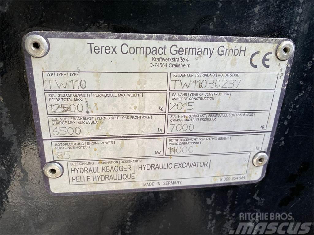 Terex TW110 Kolesové rýpadlá