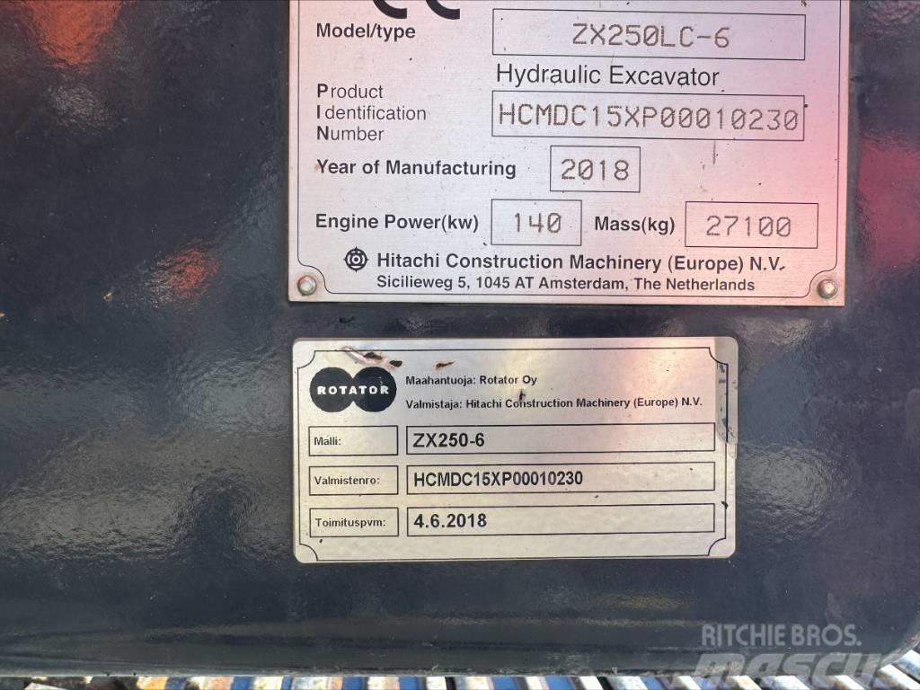 Hitachi ZX 250 LC N-6 Pásové rýpadlá