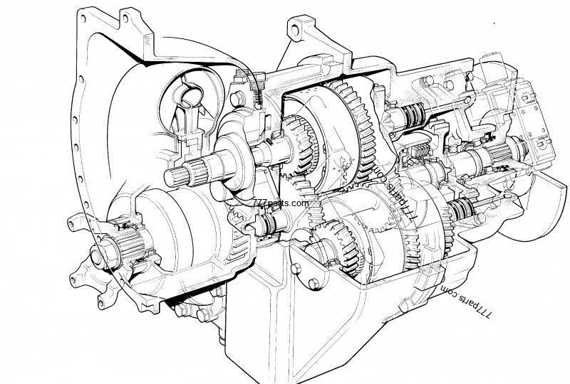 JCB PowerShift gearbox 1:1.495 JCB 542-70 Prevodovka