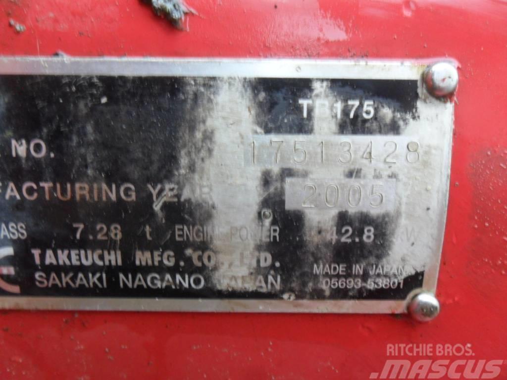 Takeuchi TB175 Midi rýpadlá 7 t - 12 t
