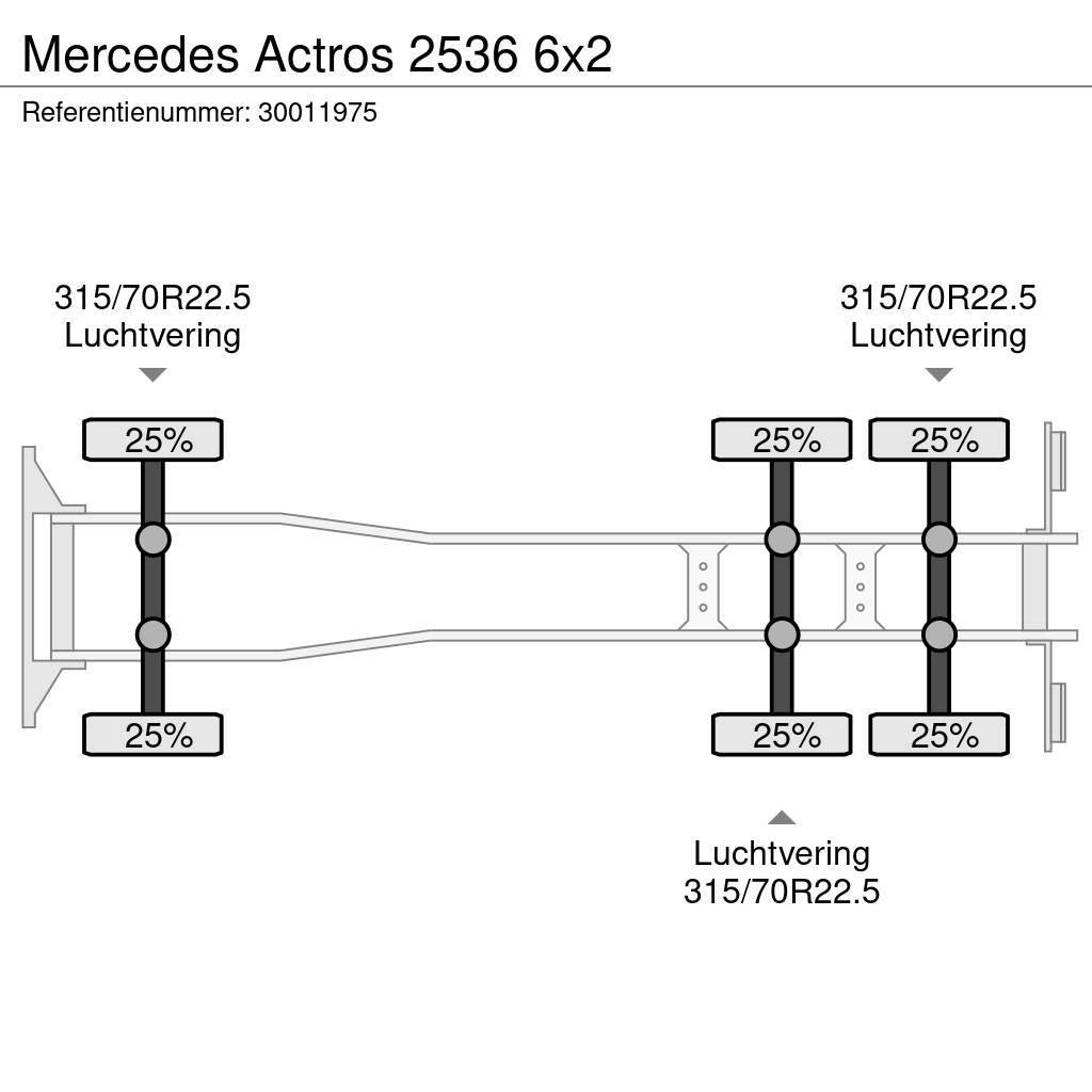 Mercedes-Benz Actros 2536 6x2 Skriňová nadstavba