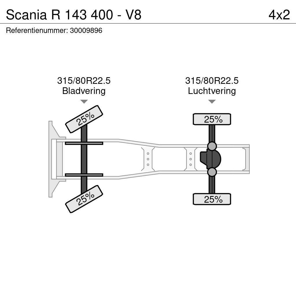 Scania R 143 400 - V8 Ťahače