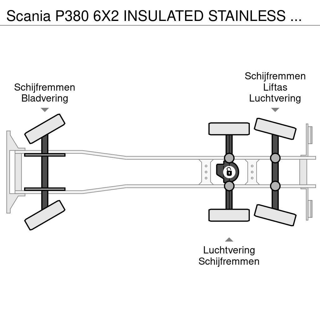Scania P380 6X2 INSULATED STAINLESS STEEL TANK 15 500L 1 Cisternové nákladné vozidlá