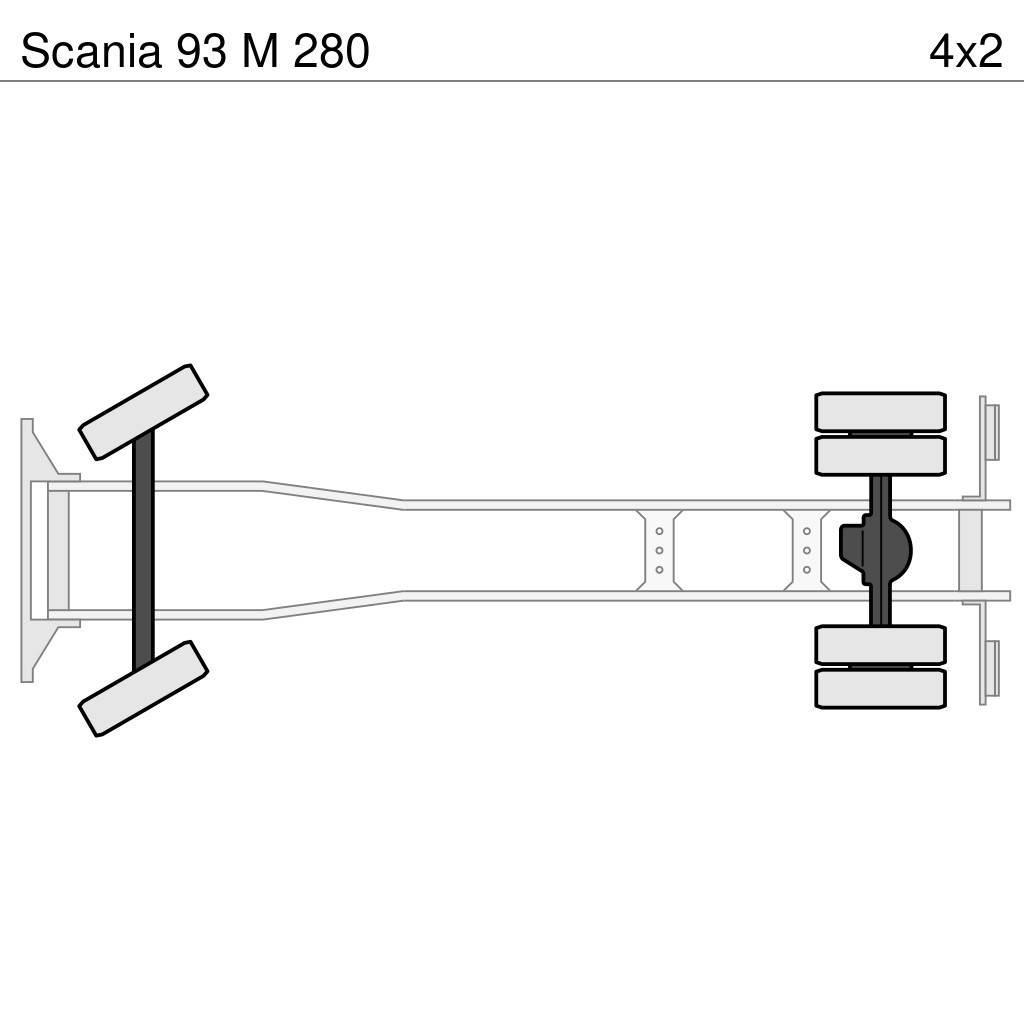 Scania 93 M 280 Ramenové nosiče kontajnerov