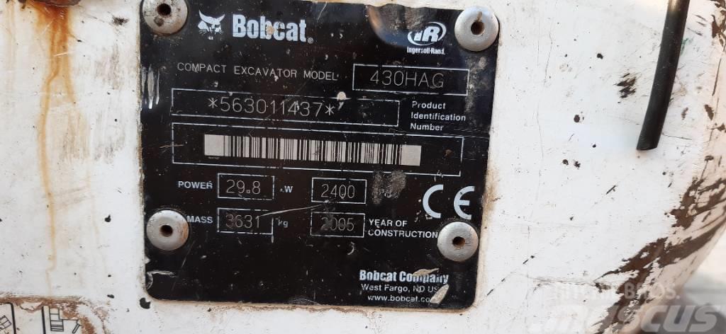 Bobcat 430 HAG Mini rýpadlá < 7t