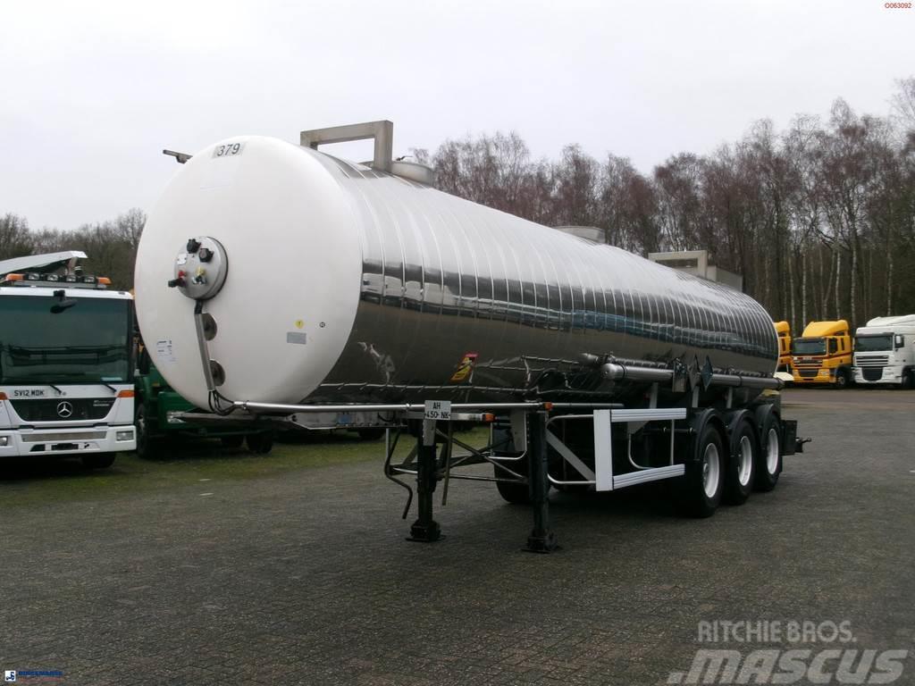 Maisonneuve Chemical tank inox 22.3 m3 / 1 comp Cisternové návesy
