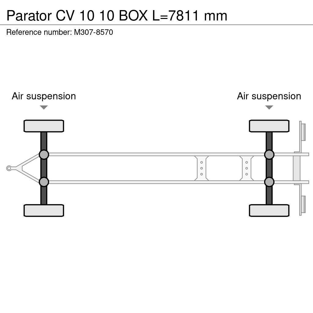 Parator CV 10 10 BOX L=7811 mm Kontajnerové prívesy