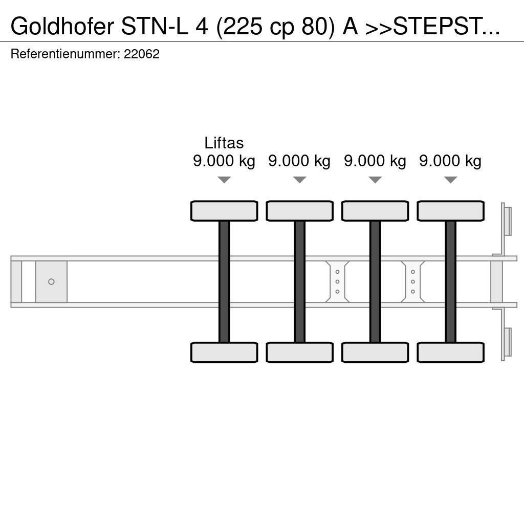 Goldhofer STN-L 4 (225 cp 80) A >>STEPSTAR<< (CARGOPLUS® tyr Podvalníkové návesy