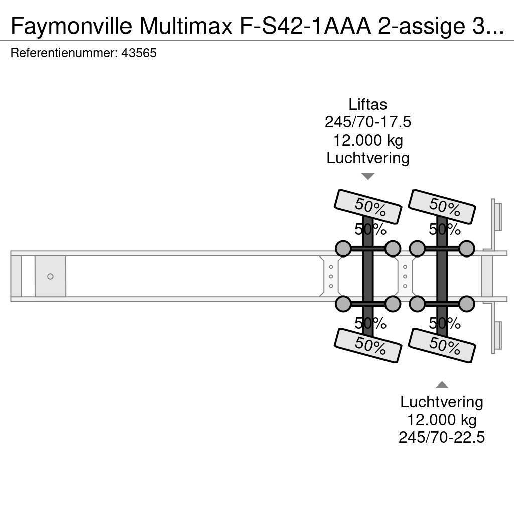 Faymonville Multimax F-S42-1AAA 2-assige 3,90 meter Extandable Podvalníkové návesy
