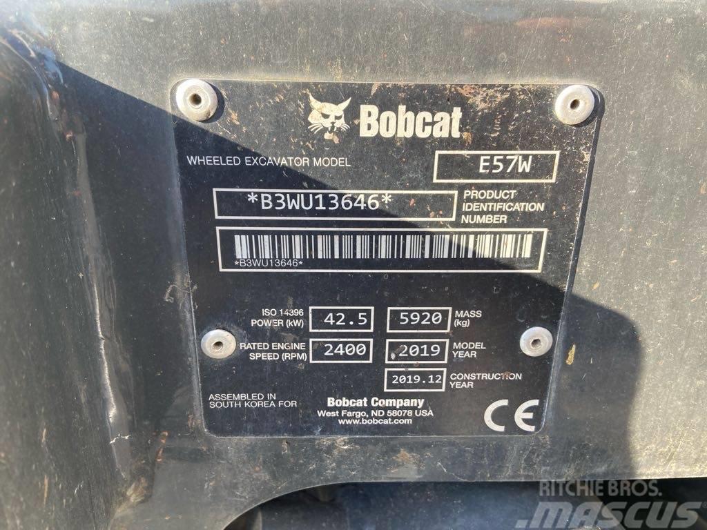 Bobcat E57W Kolesové rýpadlá