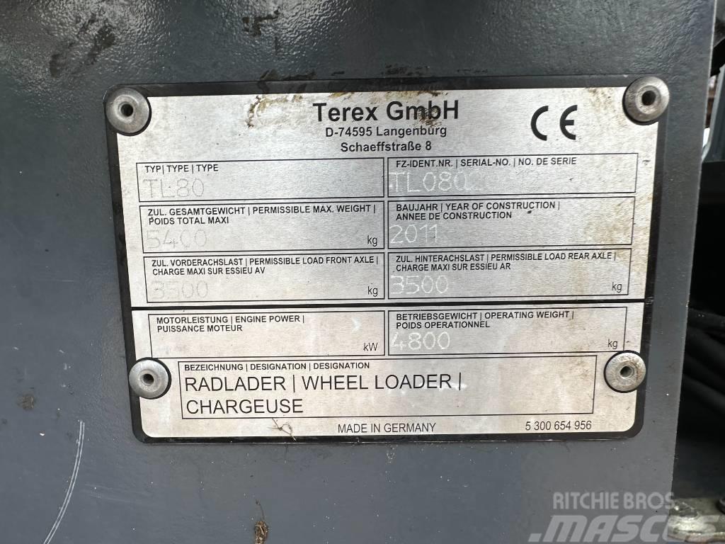 Terex TL 80 Kolesové nakladače