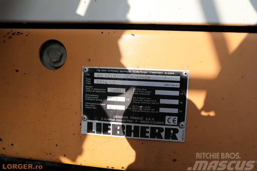 Liebherr R 916 LC Pásové rýpadlá