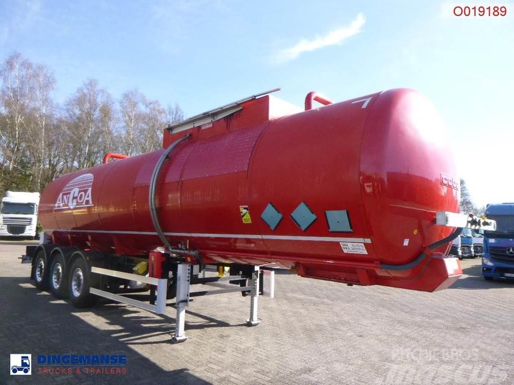 Cobo Bitumen tank inox 34 m3 / 1 comp Cisternové návesy