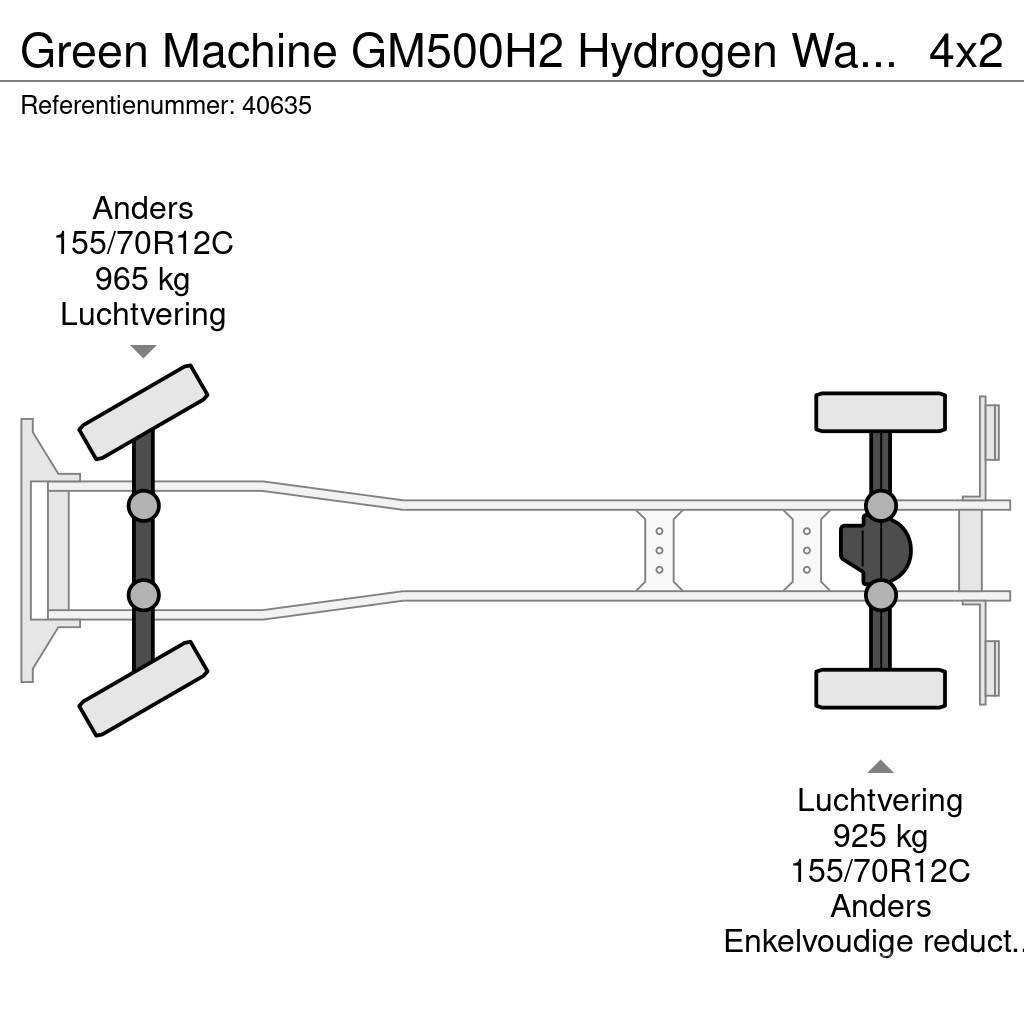Green Machines GM500H2 Hydrogen Waterstof Sweeper Zametacie vozidlá
