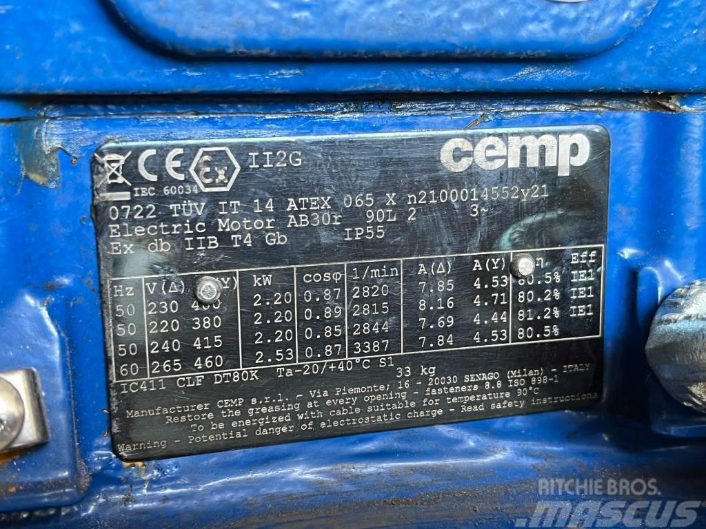  CEMP Electric Motor ATEX 230V 2,2kW 2800RPM Motory