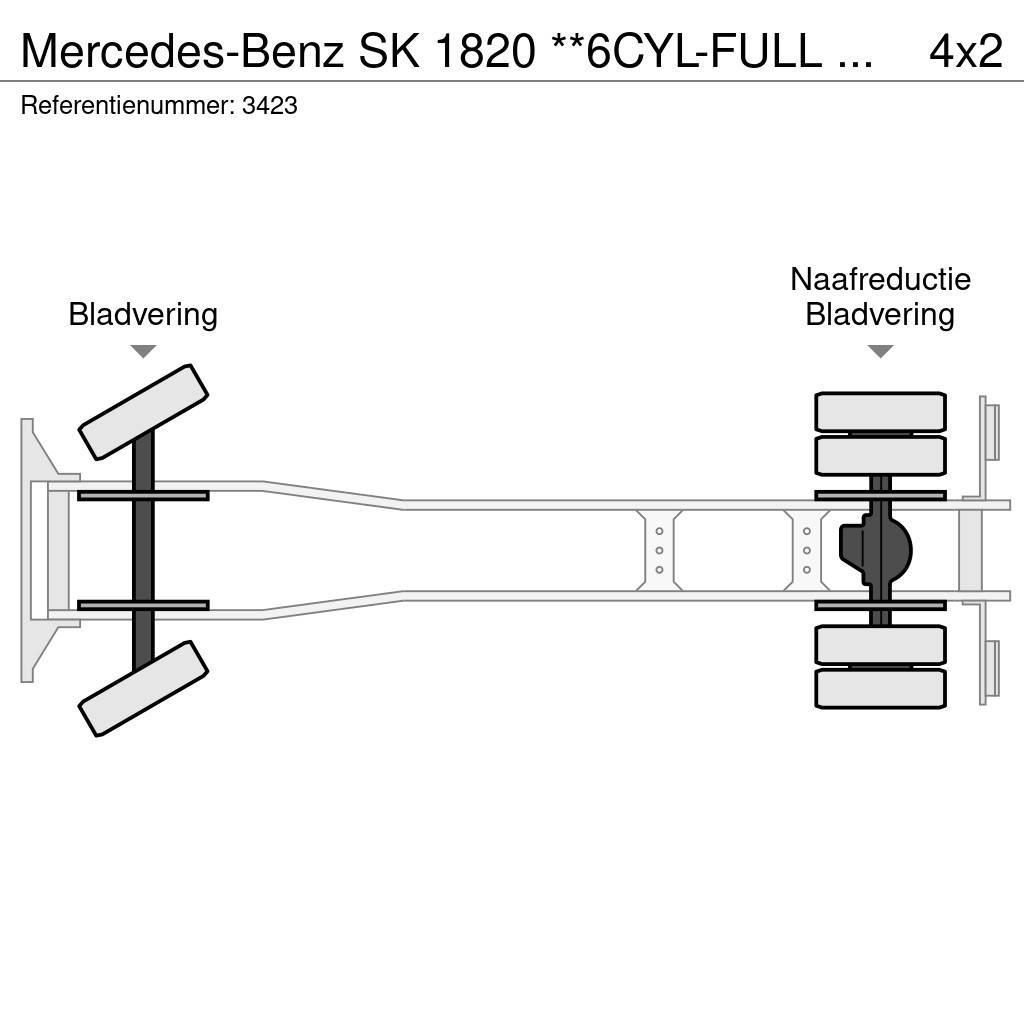 Mercedes-Benz SK 1820 **6CYL-FULL STEEL-BIG AXXLE** Ramenové nosiče kontajnerov