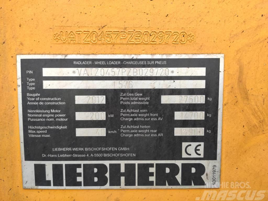 Liebherr L 576 2PLUS2 Bj 2012' Kolesové nakladače