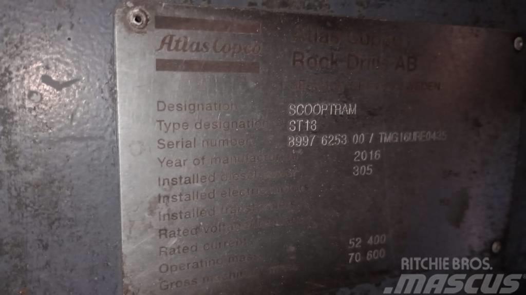 Atlas Copco Scooptram ST18 Podzemné nakladače