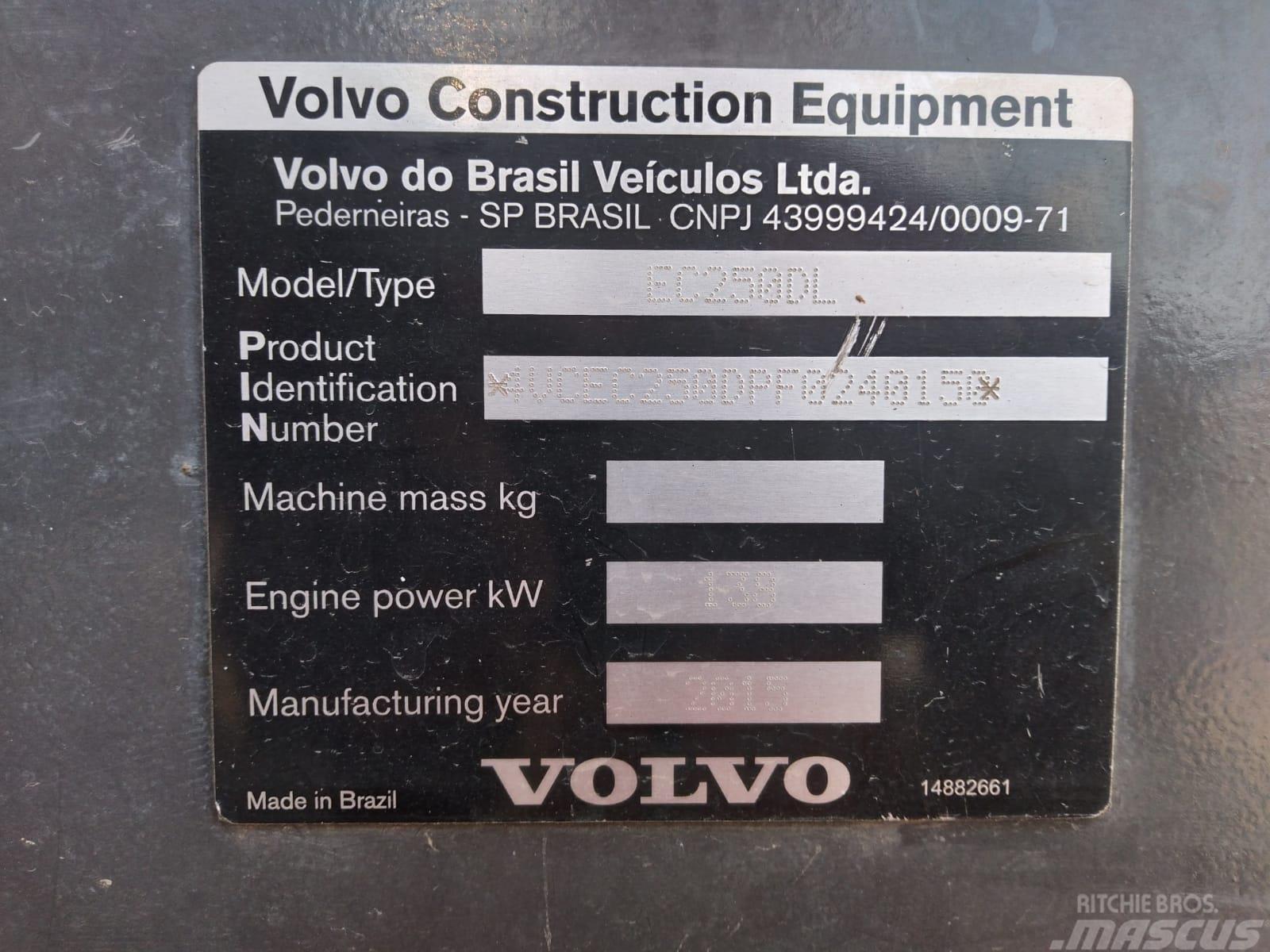 Volvo EC 250 D L Pásové rýpadlá