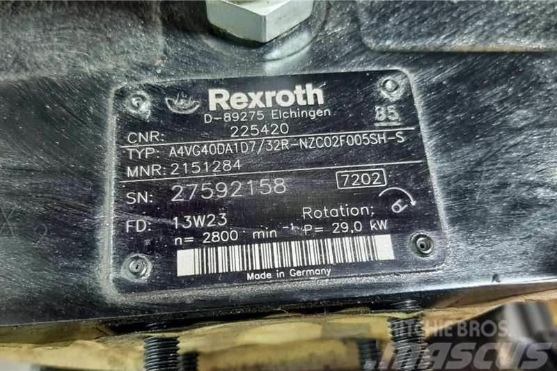 Rexroth Axial Piston Variable Pump A4VG40 Ďalšie nákladné vozidlá