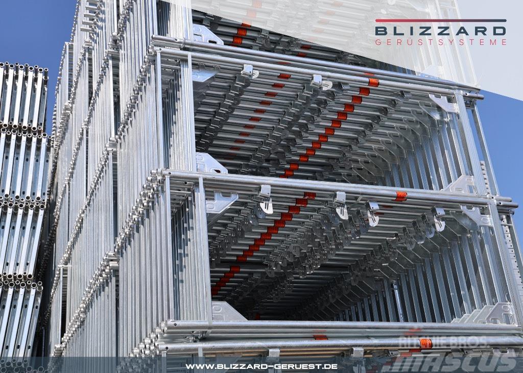 Blizzard S70 163,45 m² neues Blizzard Stahlgerüst + Durchst Lešenárske zariadenie