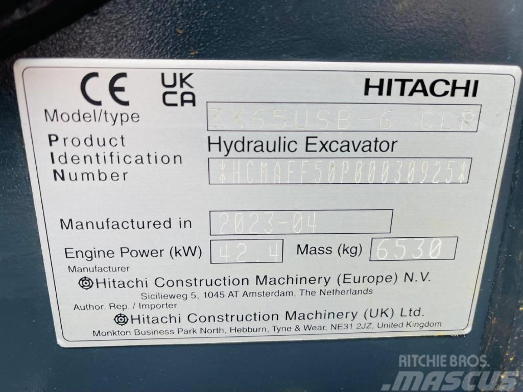 Hitachi ZX 65 US B-6 Mini rýpadlá < 7t