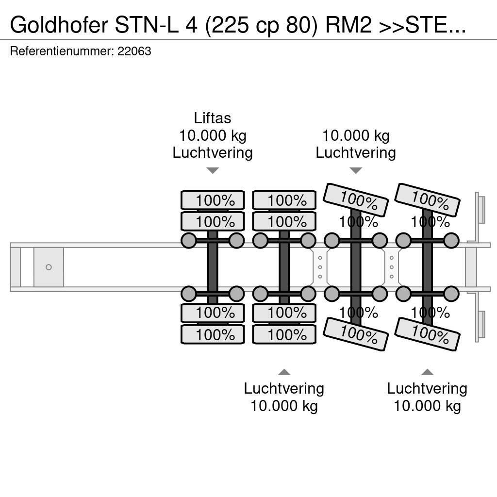 Goldhofer STN-L 4 (225 cp 80) RM2 >>STEPSTAR<< (CARGOPLUS® t Podvalníkové návesy