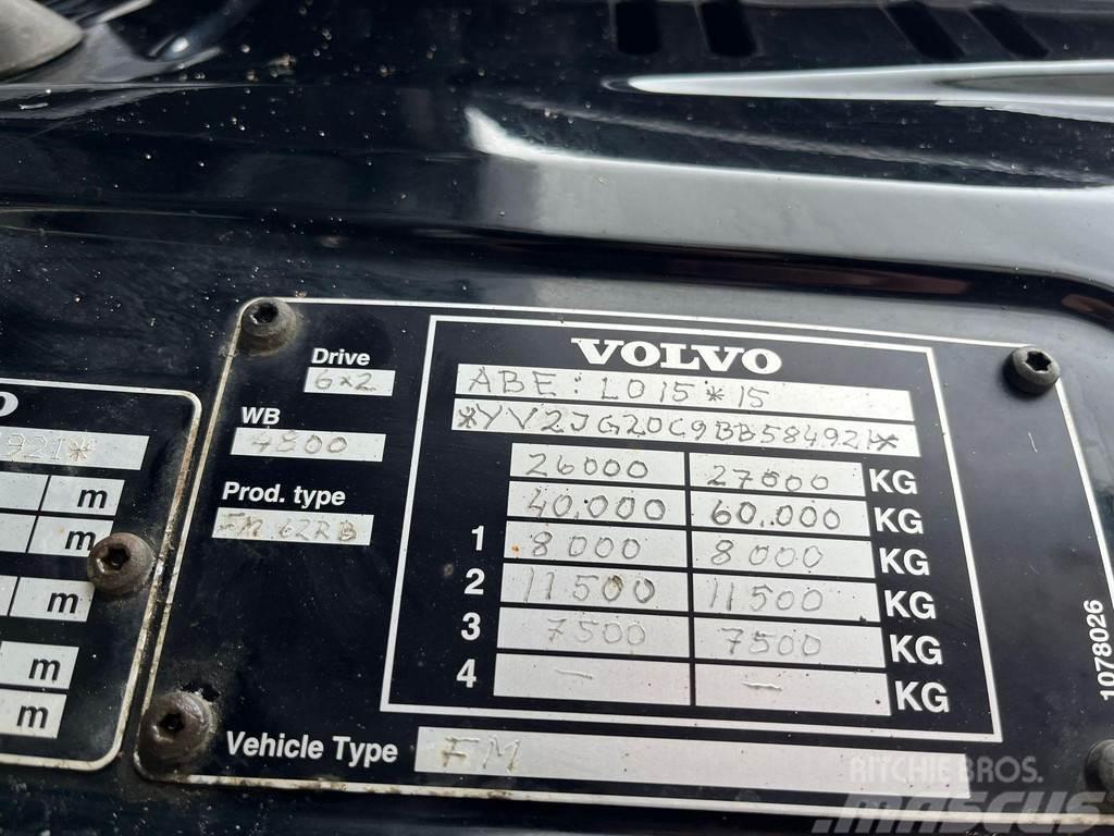 Volvo FMX 460 6x2*4 Meiller RK 20 ton L=6194mm Hákový nosič kontajnerov
