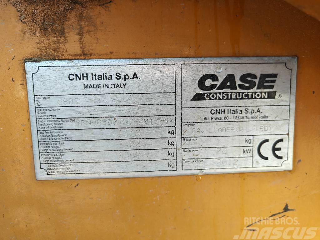 CASE 580 T Rýpadlo-nakladače