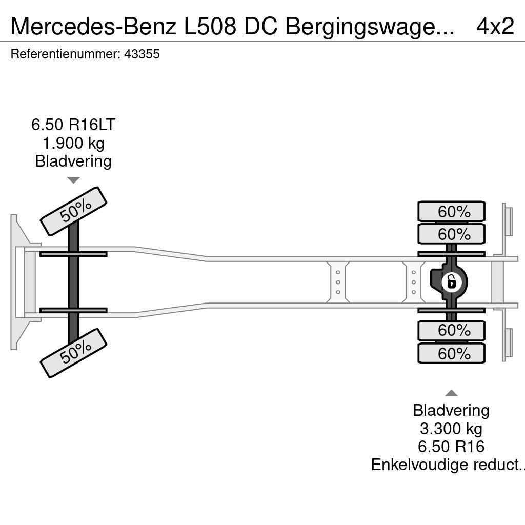Mercedes-Benz L508 DC Bergingswagen Just 135.534 km! Vyslobodzovacie vozidlá