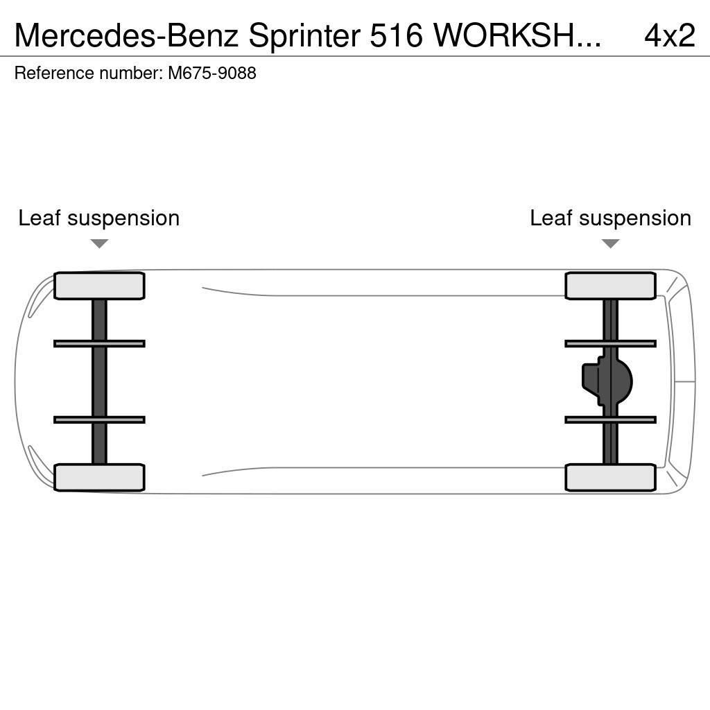 Mercedes-Benz Sprinter 516 WORKSHOP EQUIPMENT / BOX L=4559 mm Dodávky
