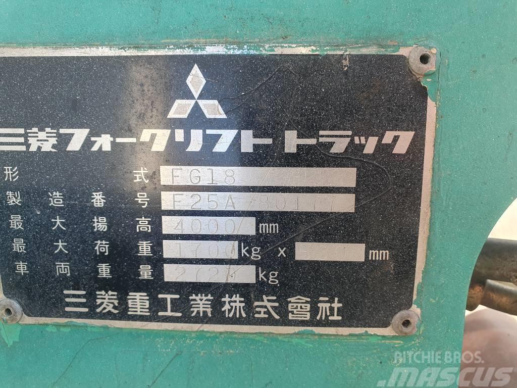 Mitsubishi FG18 LPG vozíky