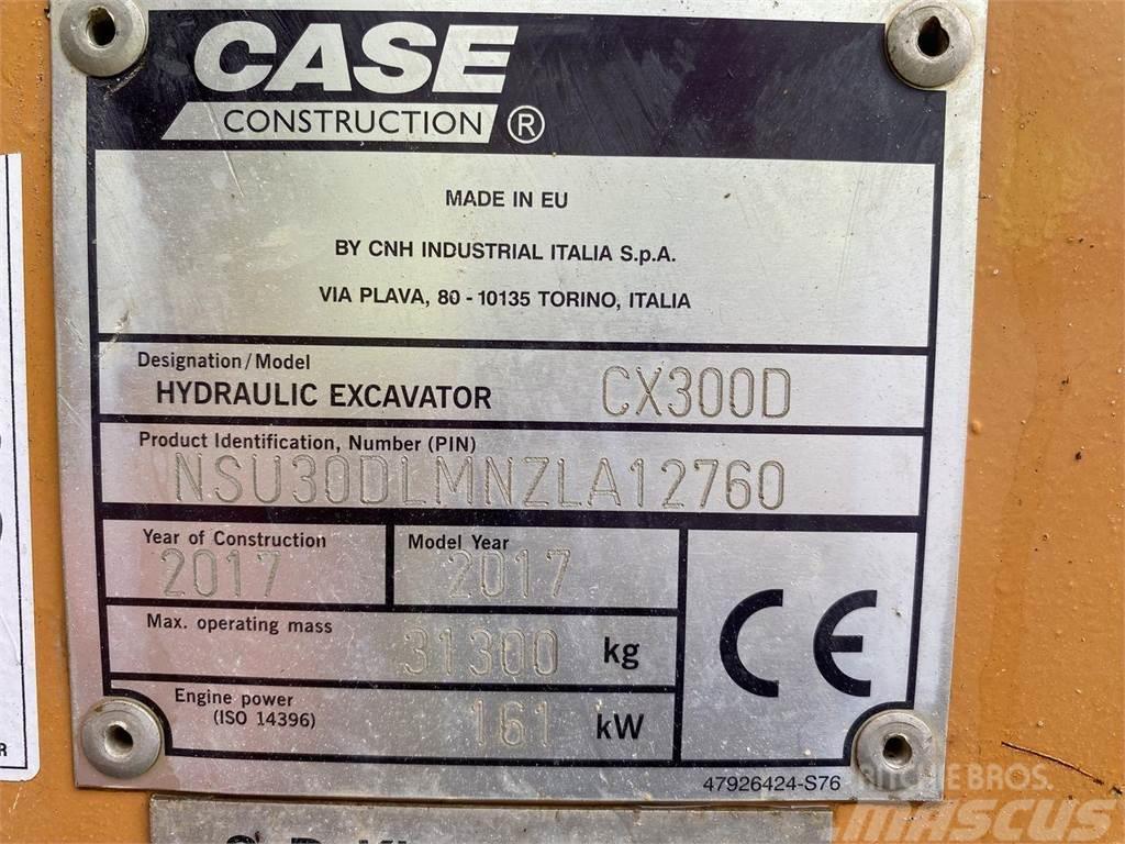 CASE CX300C Pásové rýpadlá