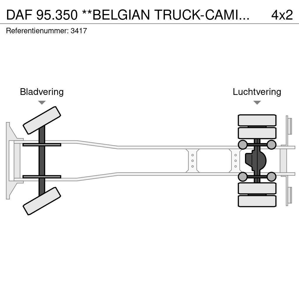 DAF 95.350 **BELGIAN TRUCK-CAMION BELGE** Skriňová nadstavba