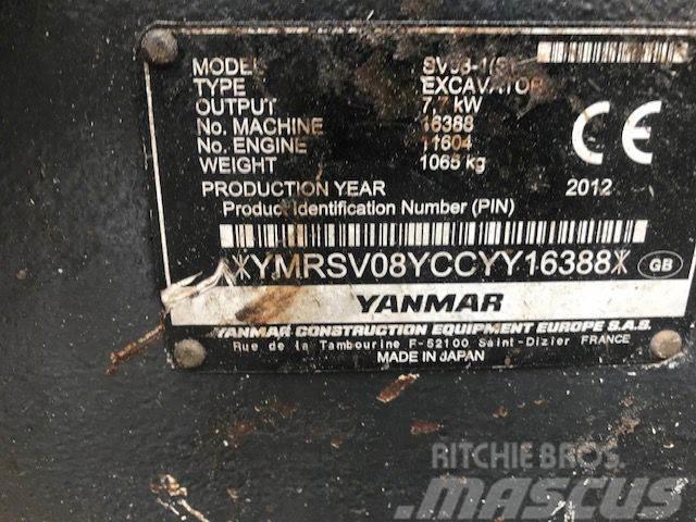 Yanmar SV08-1 Mini rýpadlá < 7t