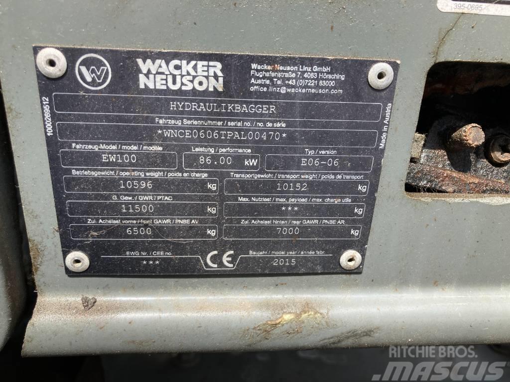 Wacker Neuson EW 100 Kolesové rýpadlá