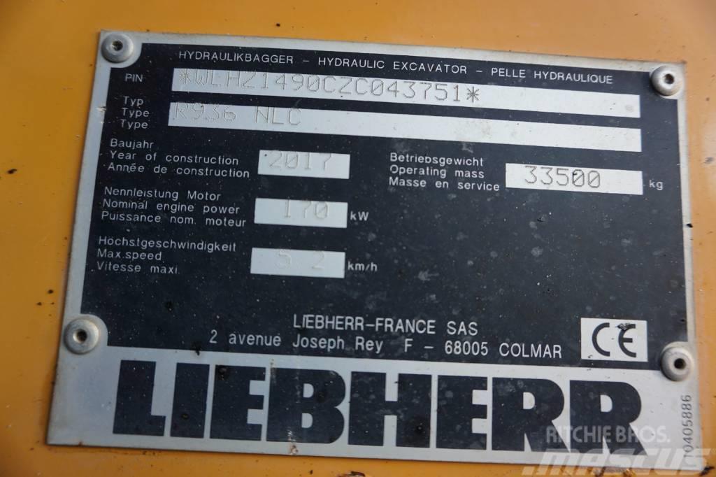 Liebherr R 936 N LC Pásové rýpadlá