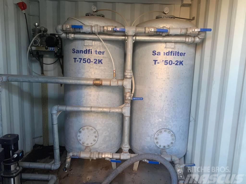  Mobil water treatment plant container 5 foot Mobil Zariadenia na spracovanie odpadu