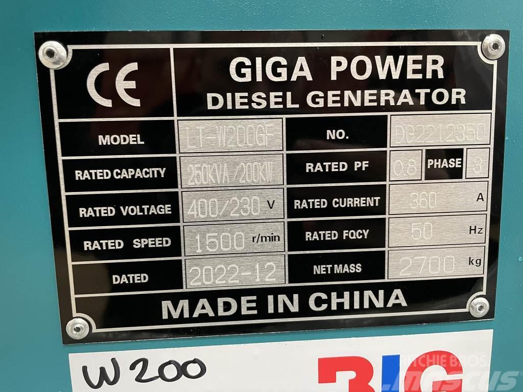  Giga power LT-W200GF 250KVA closed box Ostatné generátory